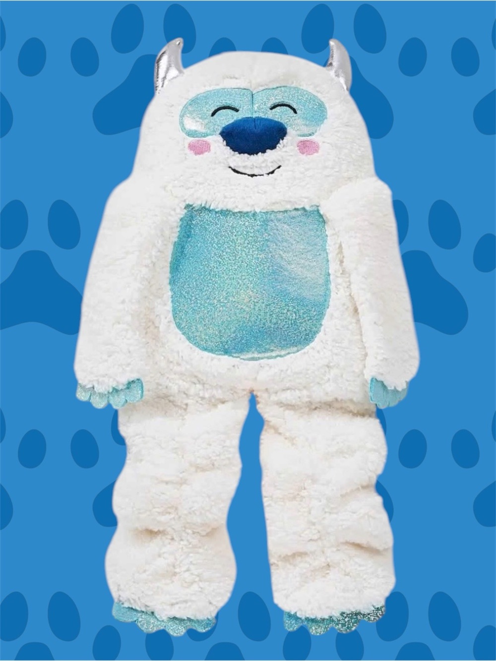 2 for $30 | White Plush Jumbo Yeti Dog Toy